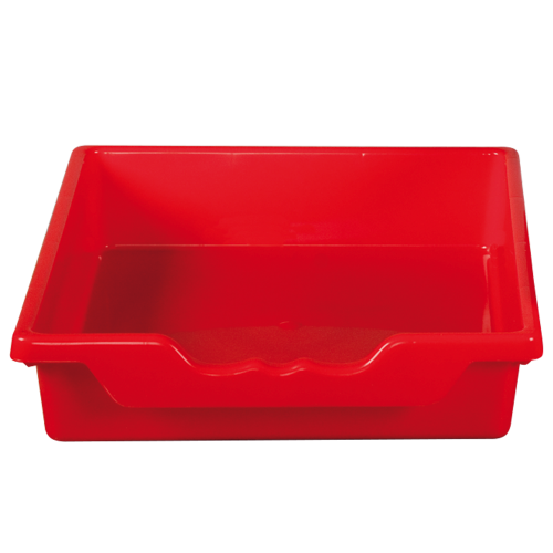 Ergo Tray Box M Rot, aus schwer entflammbarem Kunststoff