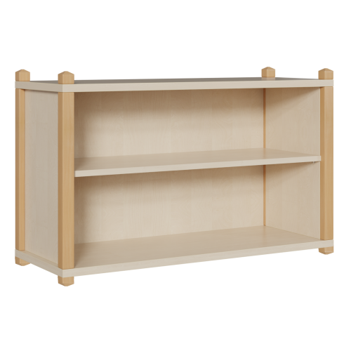 Stollen-Hängeregal mit 1 Einlegeboden, 40 cm tief B/H/T: 106x60x40 cm, Regal mit Rückwand und geschlossenen Seiten sowie 1 Einlegeboden