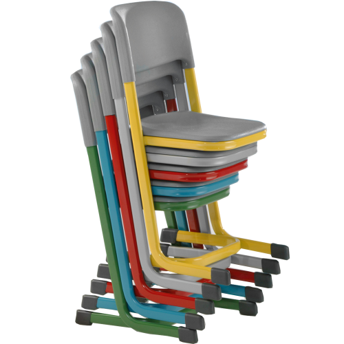 Schülerstuhl AirChair MST 30 KG Gestellfarbe wählbar, Sitzträger geschlossen, Höhe 31 cm