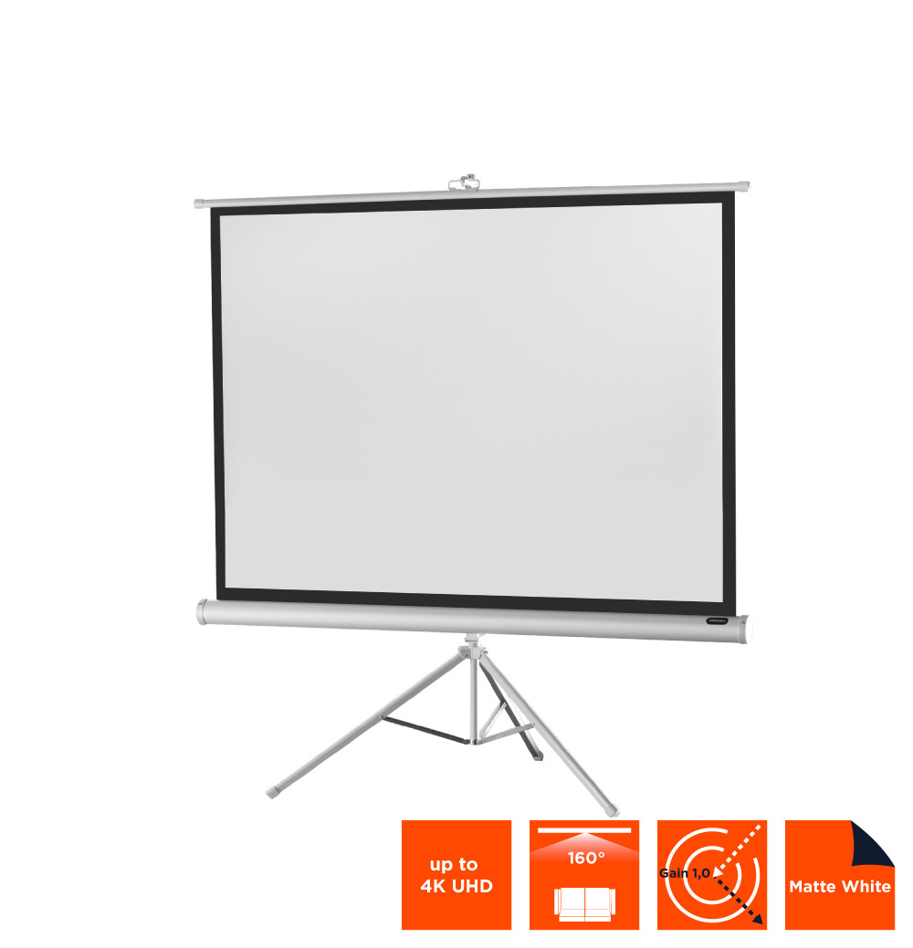 celexon Stativleinwand Economy 176 x 132 cm - White Edition