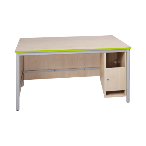 Lehrertisch mit Computerunterbau B/H/T: 160x76x80 cm, mit Computerunterbau links