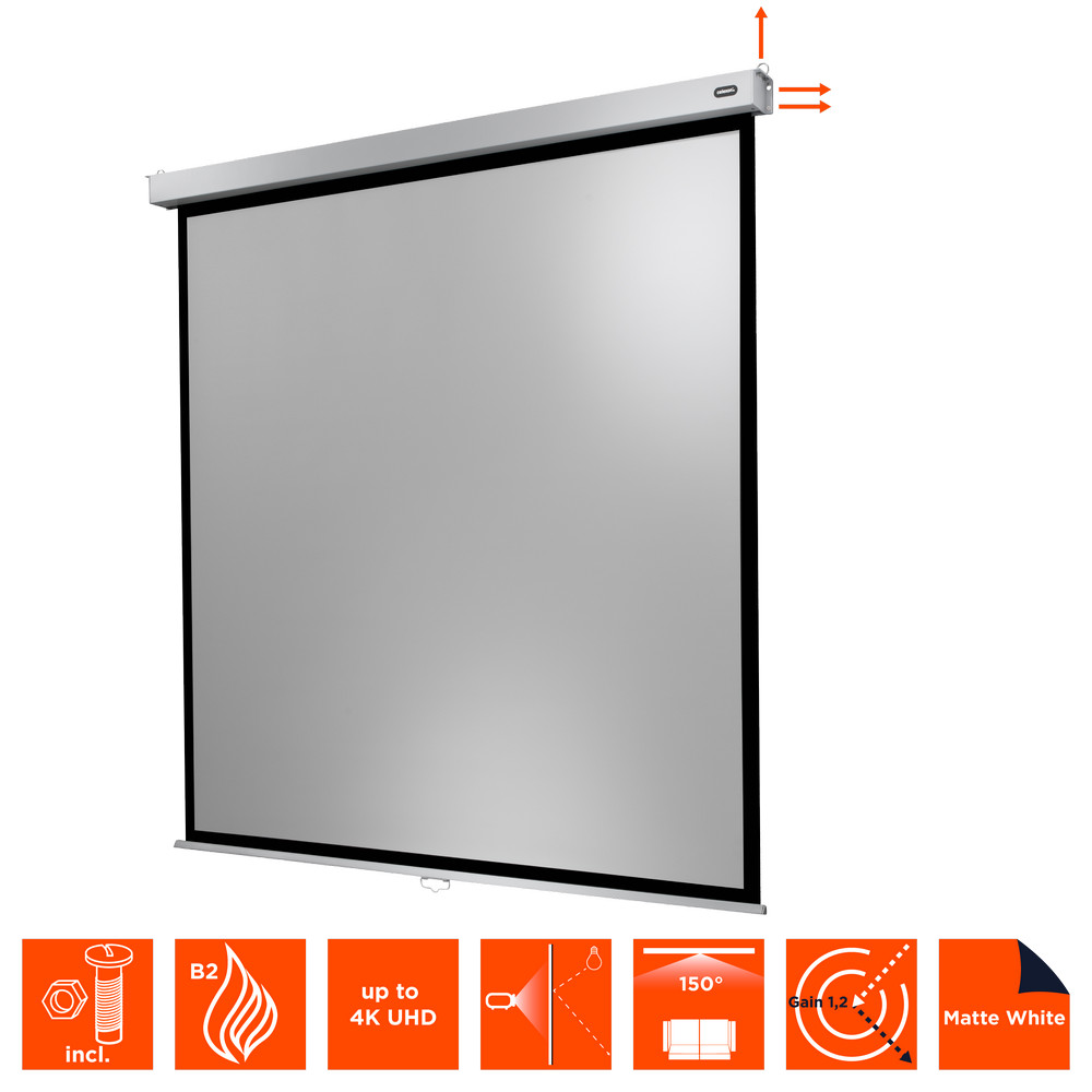 celexon Leinwand Rollo Professional Plus 180 x 180 cm