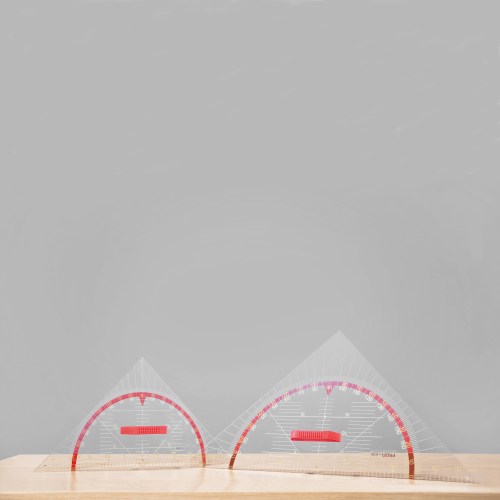 Geodreieck, Geometrie-Dreieck der Serie Profi Linie Länge: 60 cm, magnetisch