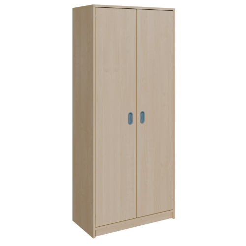 Korpus-Schrank mit 2 Türen in voller Höhe B/H/T: 78x180x40 cm, mit 2 Türen und 5 Fächern