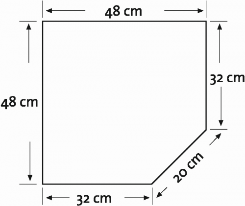 Eckteil mit 5 Böden + Tragrahmen B/H/T: 48x200x48 cm, Verbindungecke 90° für Bücherregal BR E