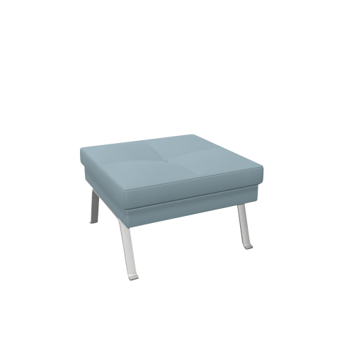1er Sitzbank Ona mit Metallgestell B/H/T: 67x44x67 cm, Stoffgruppe C3 (schwer entflammbar), Gestellfarbe Schwarz