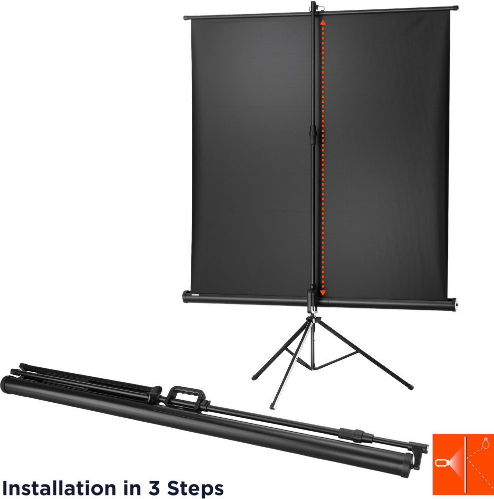 celexon Stativleinwand Economy 158 x 158 cm