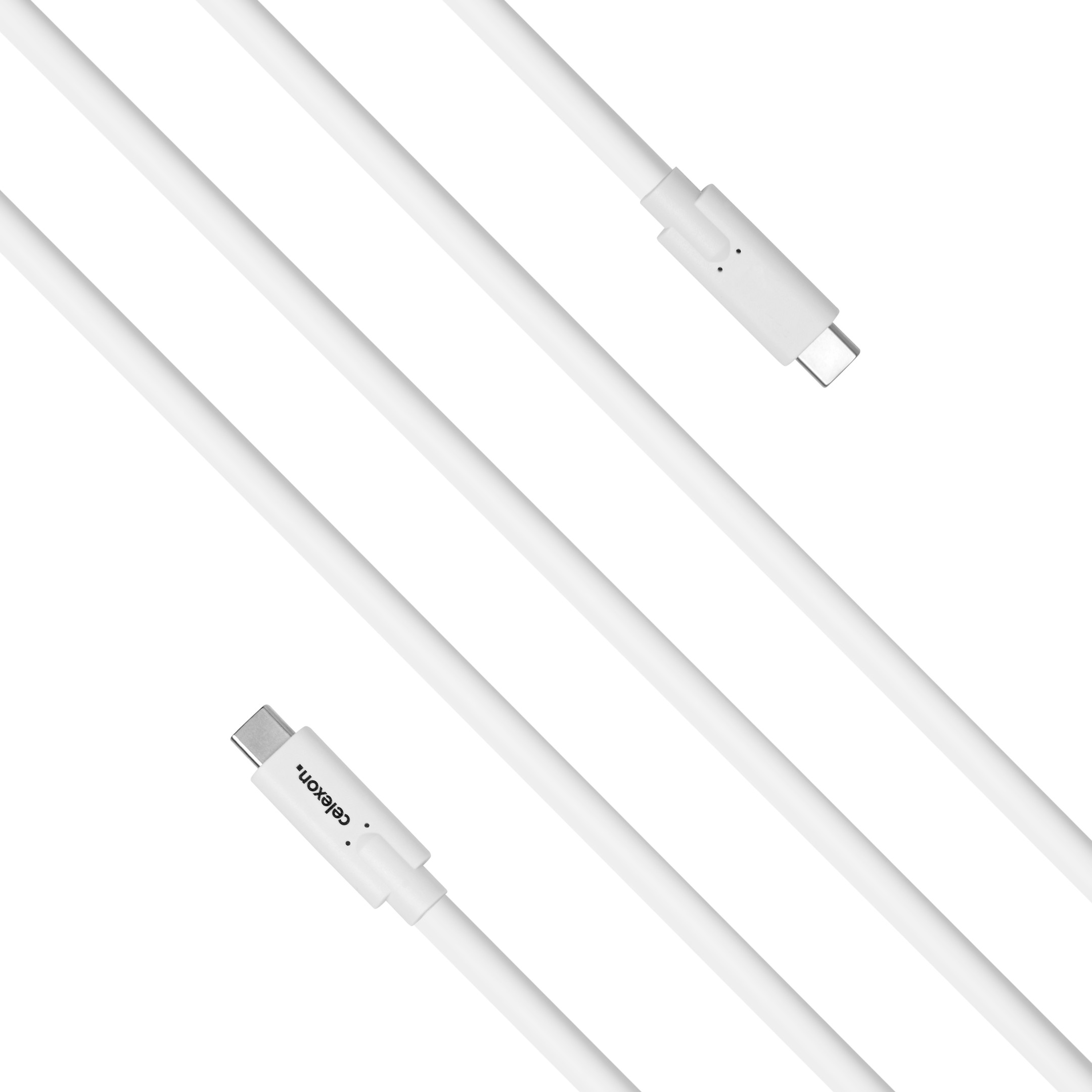 celexon USB-C Kabel - USB 3.2 Gen 2x1 0,5m, weiß