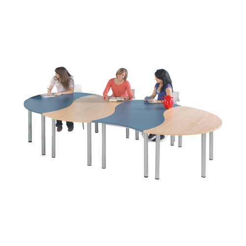 "SoooRounD" Tafelrunde I bestehend aus 4 Tischen B/H/T: 160x72x80 cm (je Tisch)