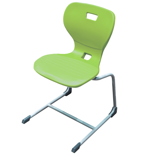 Ergostar UP 2.0 Schulstuhl Sitzschalenfarbe Limonengrün, Sitzhöhe 46 cm