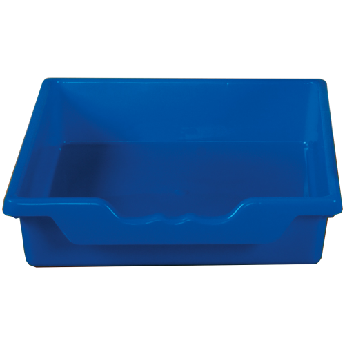Ergo Tray Box M Blau, aus schwer entflammbarem Kunststoff