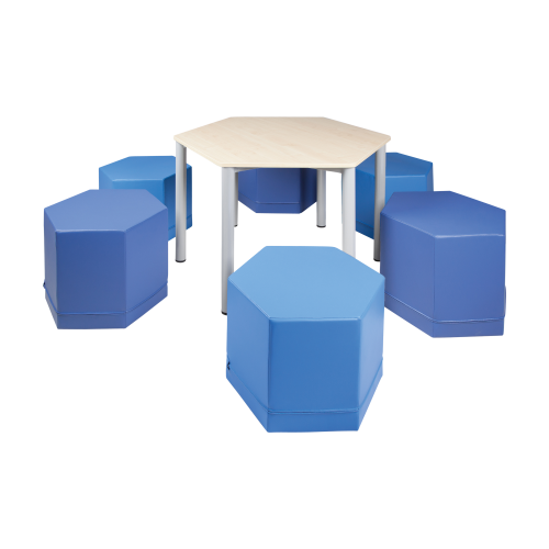 Sechseck-Tisch SIX! B/H/T: 120x76x104 cm