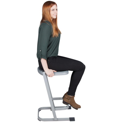 Schülerhocker U-Form, mit Fußraste H: 98 cm, Sitzhöhe: 60 cm