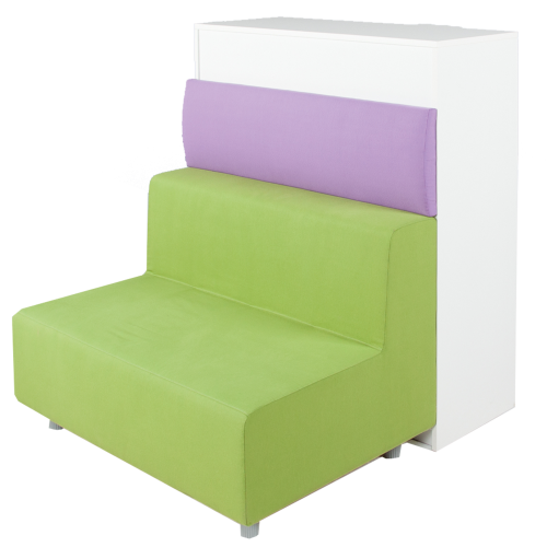 Wandpaneele für Relax! 1-Sitzer, Bezug schwer entflammbar B/H/T: 70x30x8 cm, 1-stöckig