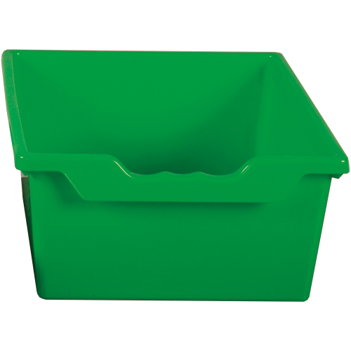 Ergo Tray Box L Grün, aus schwer entflammbarem Kunststoff