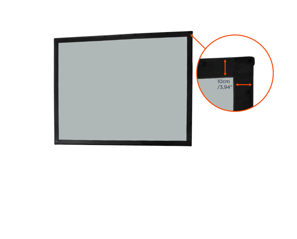 celexon Tuch für Faltrahmen Mobil Expert - 366 x 274 cm Rückprojektion