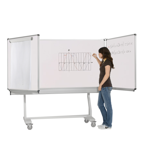 Whiteboard Federzugtafel aus Premium Stahlemaille, weiß Größen und RAL Farben wählbar