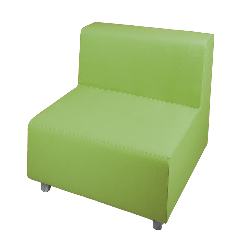 Sofa-Möbelelement mit Lehne B/H/T: 104x73x72 cm, Sitzhöhe: 43 cm, mit Kunstlederbezug
