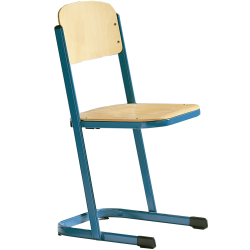Schülerstuhl ST 40 erhöhte Stabilität durch U-Gestell Gestellfarbe wählbar, Sitzträger geschlossen, Höhe 46 cm