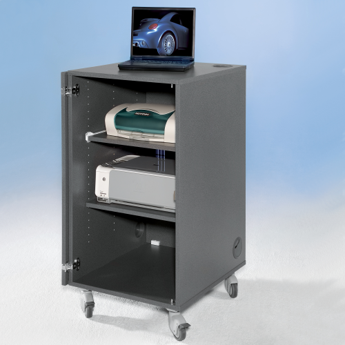 Phonowagen, Medienwagen fahrbar mit Elektroanschluss B/H/T: 54x105x62 cm