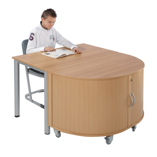 Rechtecktisch B/T: 140x70 cm, höhenverstellbar (58-72 cm)