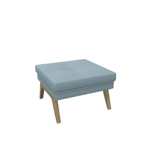 1er Sitzbank Ona mit Holzgestell B/H/T: 67x44x67 cm, Stoffgruppe C2 (Standard)