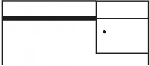 Lehrertisch, Schichtstoff, Unterbau mit Schub und Fach, mit Schloß B/H: 130x65 cm, mit Ablage