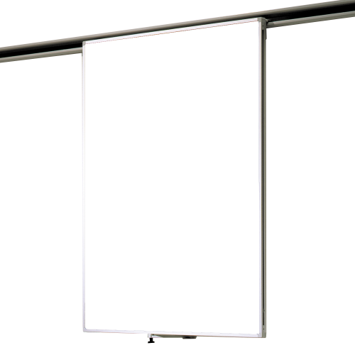 Whiteboard Einhängetafel für Media-Rail 2 Stahlemaille weiß, 1-seitig zum einhängen für Media-Rail 2