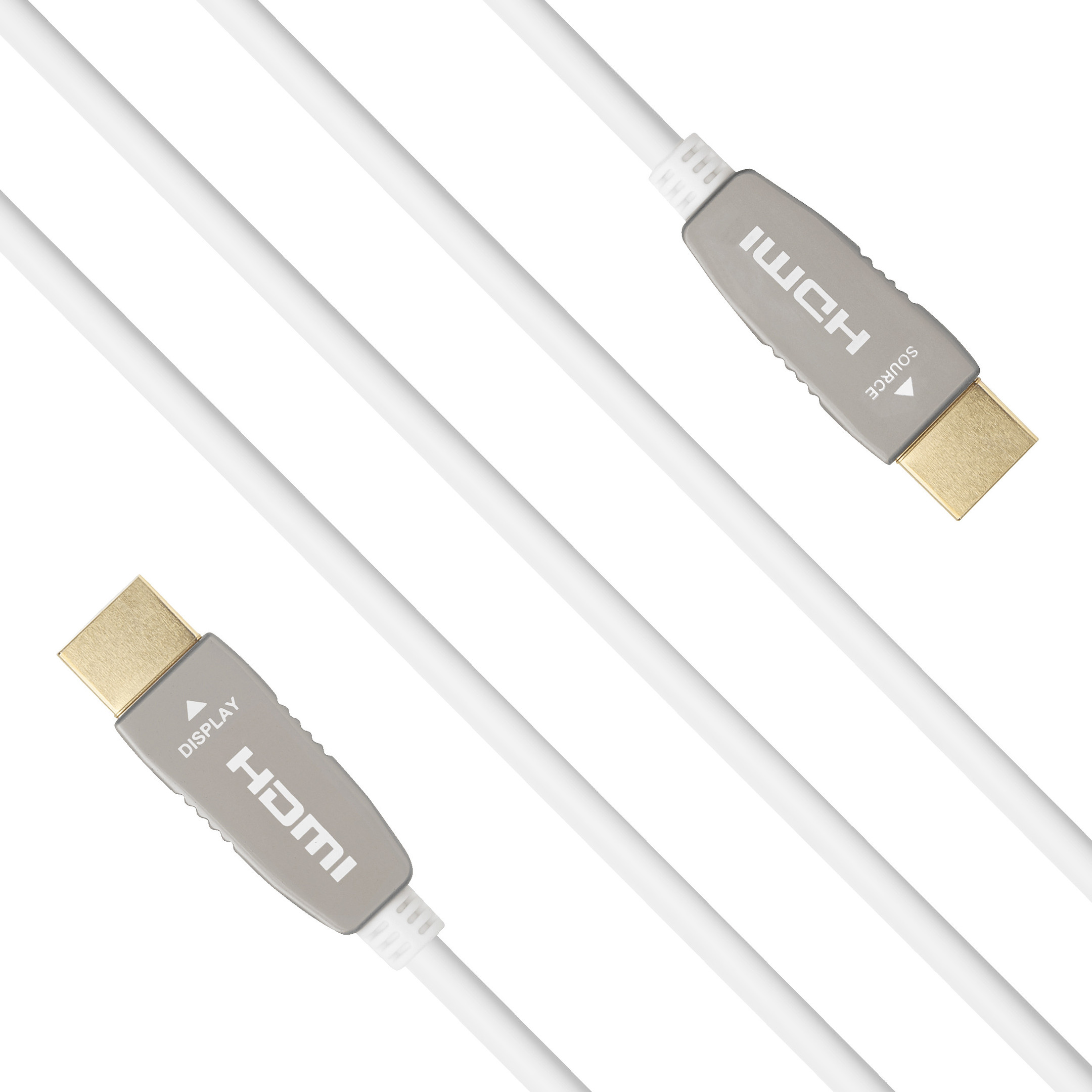 celexon UHD Optical Fibre HDMI 8K 48Gbps Active Kabel 15m, weiß