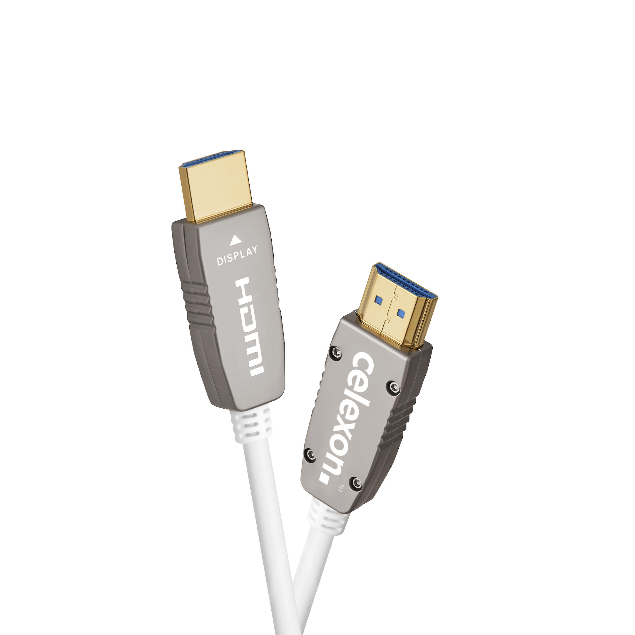 celexon UHD Optical Fibre HDMI 2.0b Active Kabel 20m, weiß