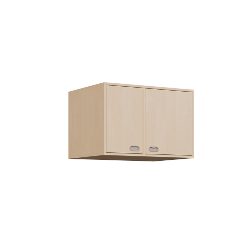 Aufsatzschrank für Liegepolster-Möbel B/H/T: 90x60x67 cm, Schrank 2-türig, für 5er Liegepolster-Bettzeug-Schrank mit Türen