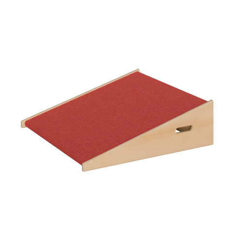 Spielpodest "kleine Rampe", mit Teppichbelag B/H/T: 78x24x78 cm, Podest als stabile Multiplexkonstruktion, "Rampe klein"