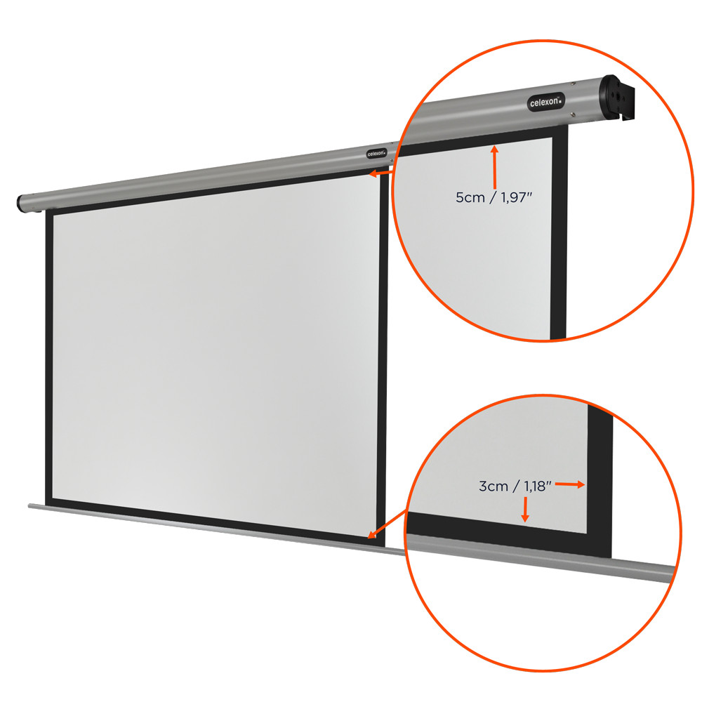 celexon Leinwand Motor HomeCinema 220 x 165 cm