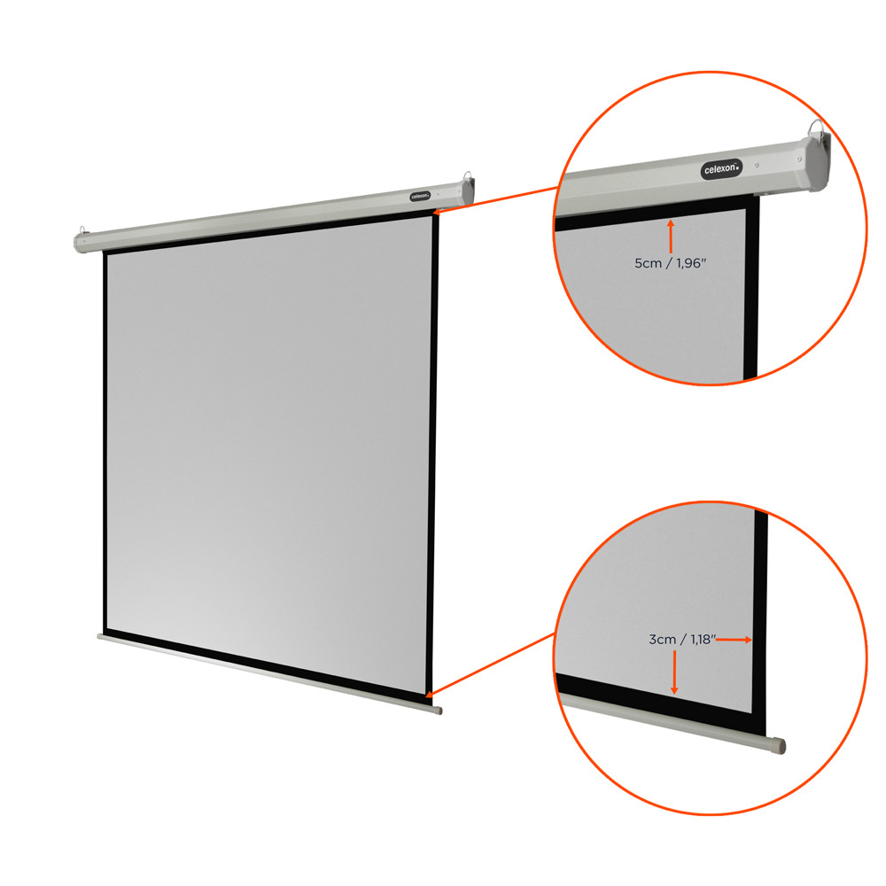 celexon Leinwand Motor Economy 120 x 120 cm