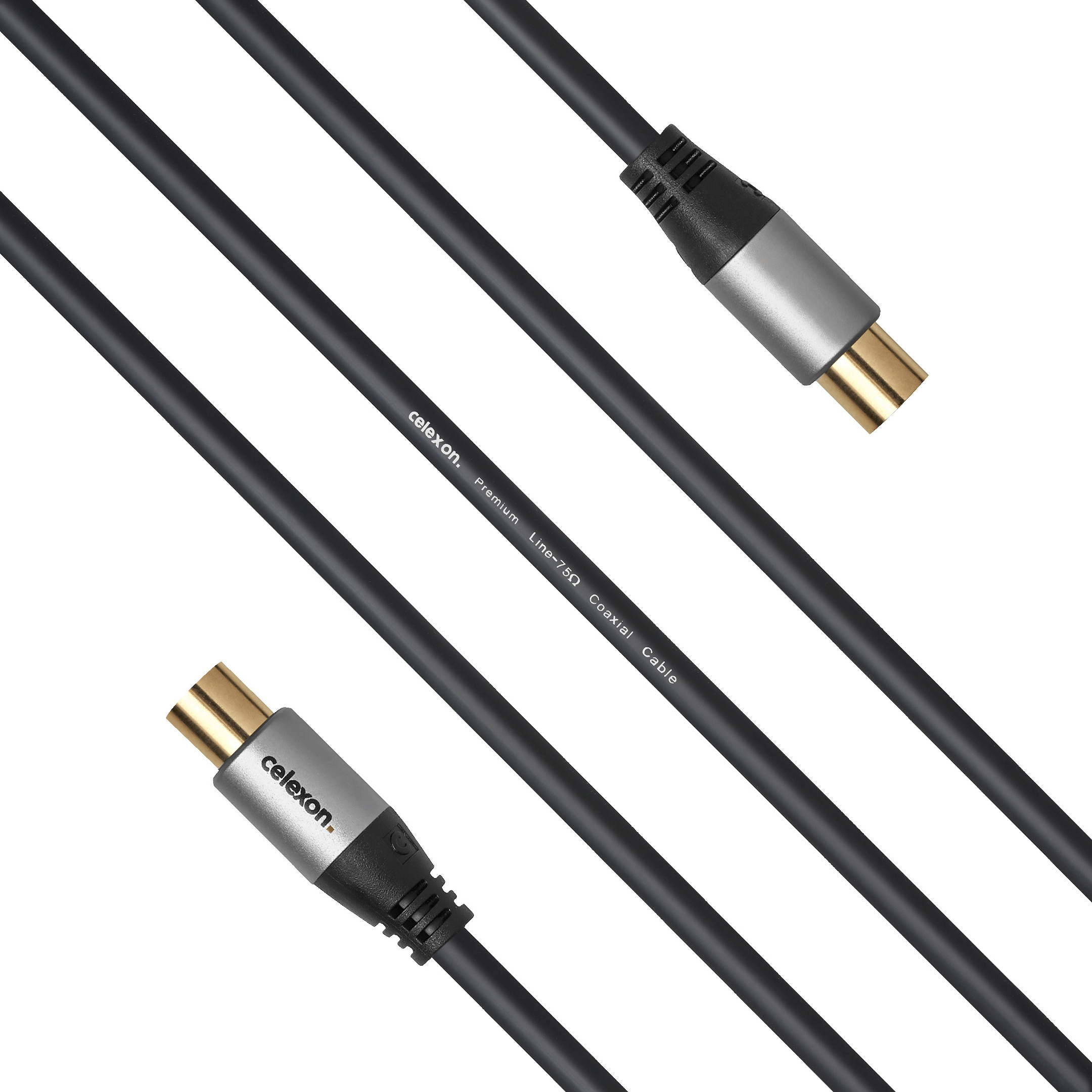 celexon IEC TV Antennenkabel 1,5m - Professional Line