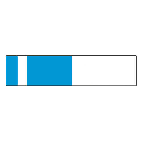 27 Mittelblau mit Streifen