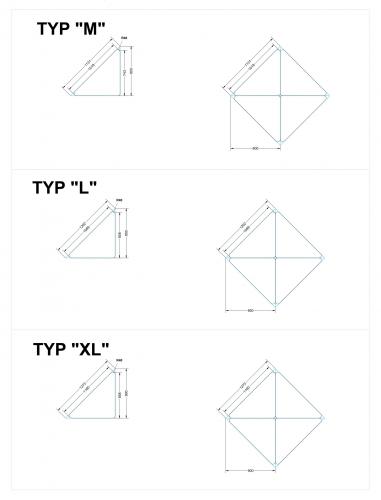 Pythagoras Dreiecktisch Melamin mit Aufnahme für eine Ergo Tray Box B/H/T: 120x53x85 cm, mobiler Dreiecktisch mit Schienen für Kunststoffbox, Tischhöhen DIN02 - 53 cm