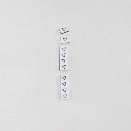 Lehrpersonen Magnet - Kippmagnet MS mit Symbol Maße Magnet B/H/T: 10x15x3 mm