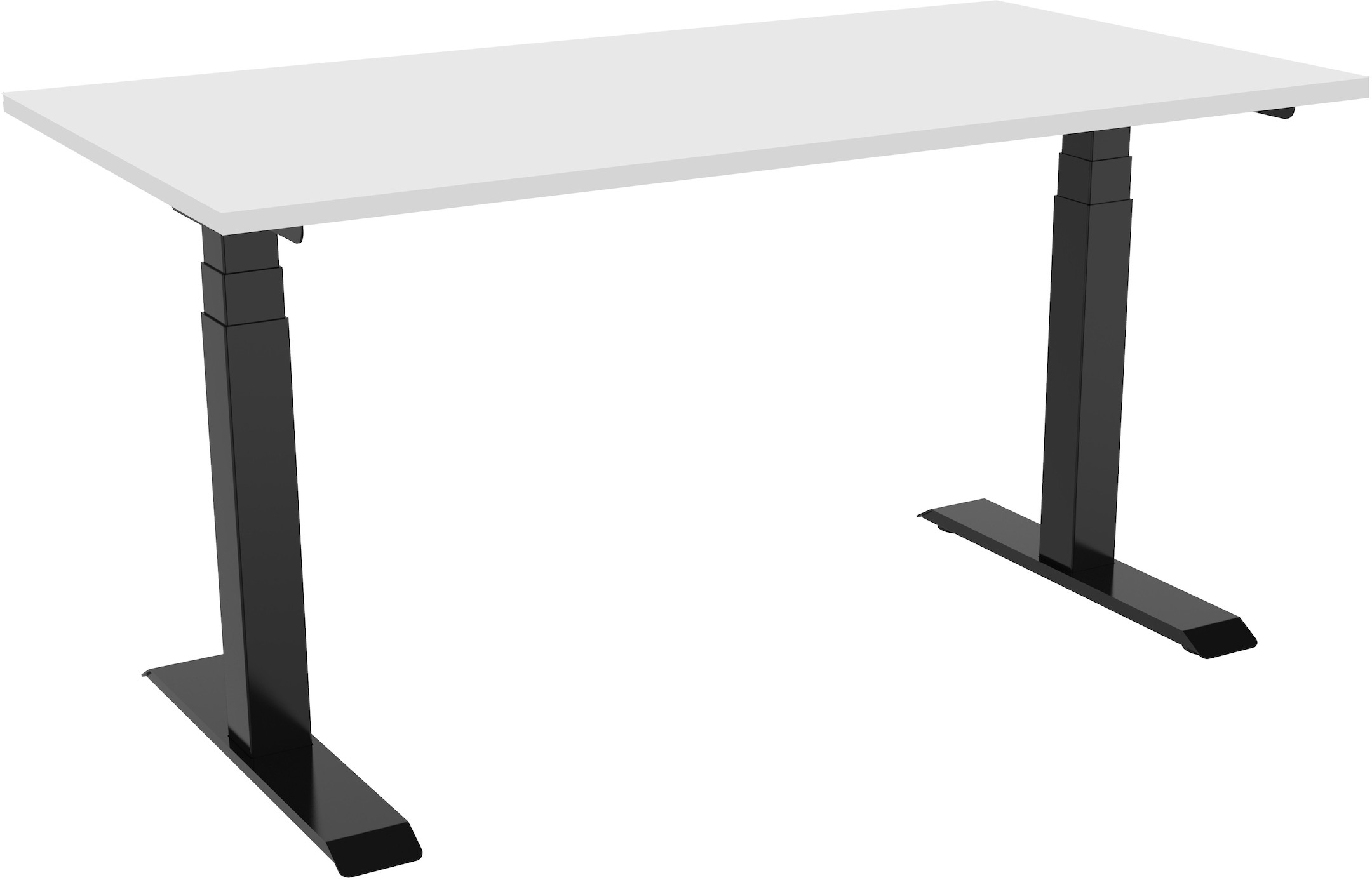 celexon elektrisch höhenverstellbarer Schreibtisch Professional eAdjust-58123 - schwarz, inkl. Tischplatte 175 x 75 cm