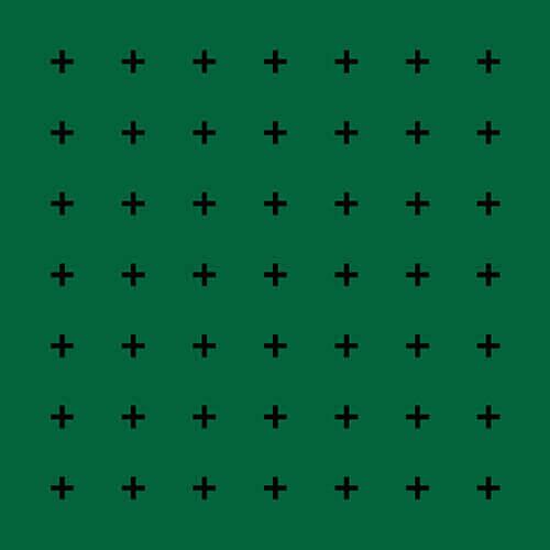 Lineatur Kreuzkaro 5x5 cm für Stahlemailletafeln grün