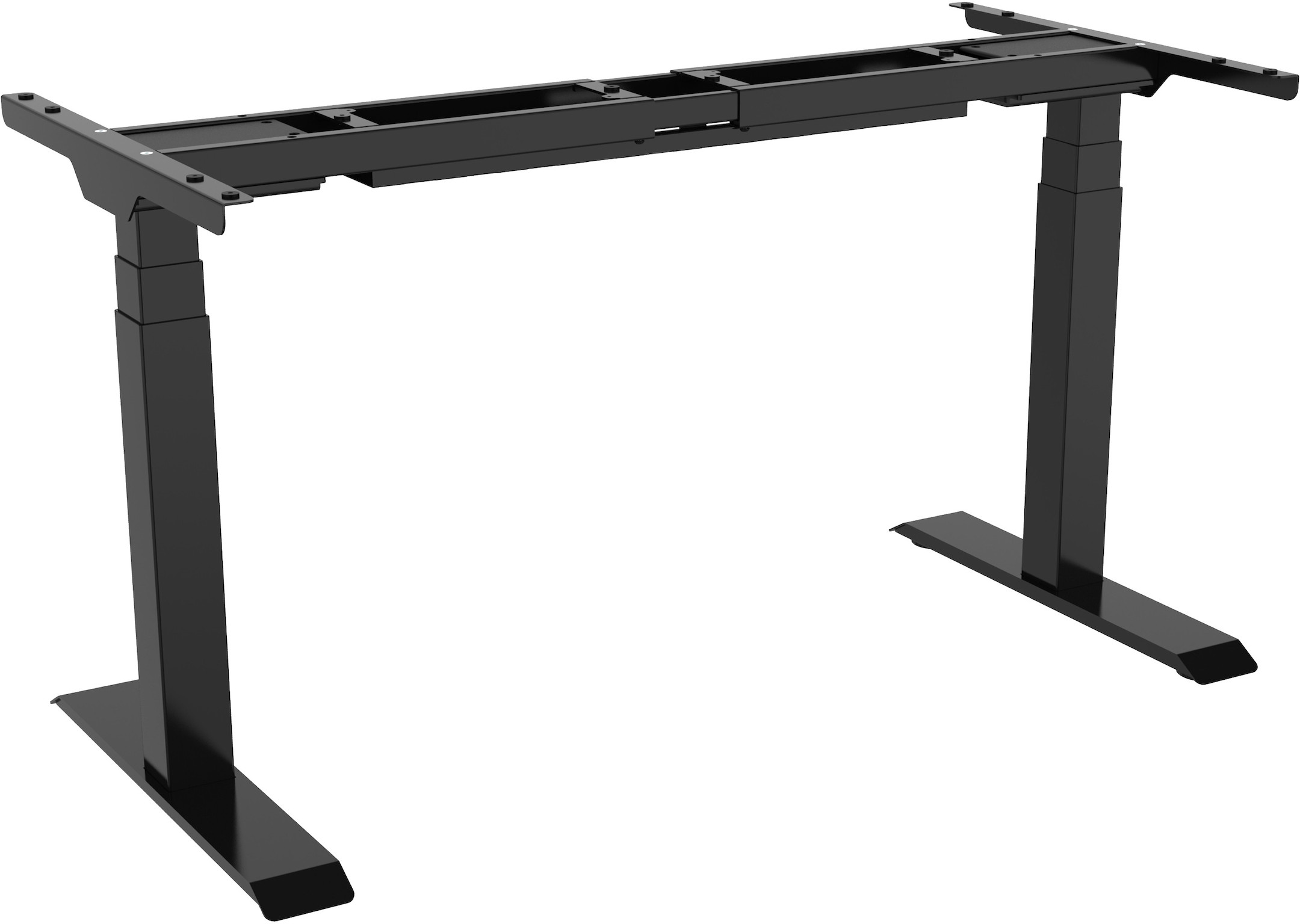 celexon elektrisch höhenverstellbarer Schreibtisch Professional eAdjust-58123 - schwarz, inkl. HPL Tischplatte 150 x 75 cm