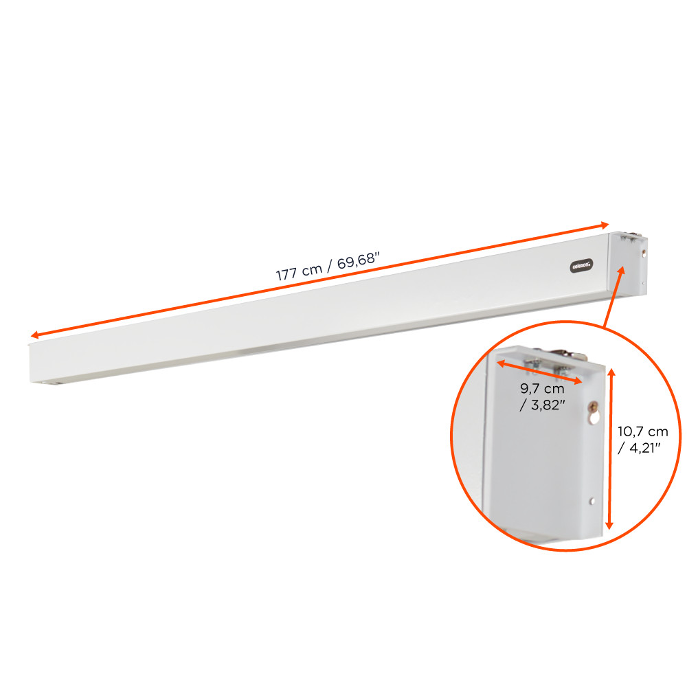 celexon Batterie Leinwand V2.0 Motor Professional Plus 160 x 120cm