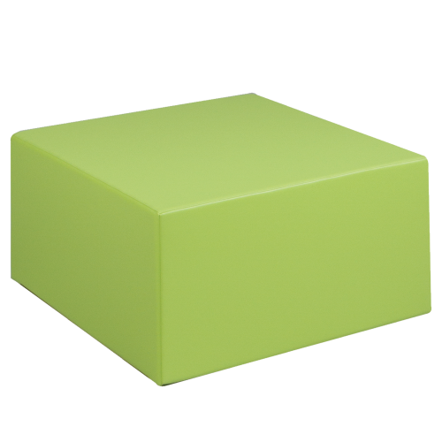 Hocker der CUBE Sofa Serie, Bezug schwer entflammbar B/H/T: 75x40x75 cm, Kunstleder schwer entflammbar