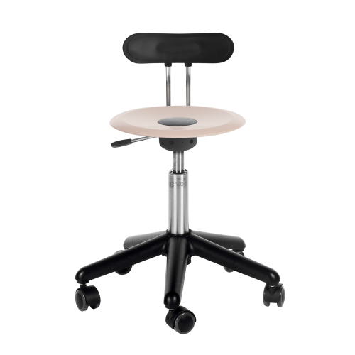 Genito UFO Erzieherstuhl, Drehstuhl mit Gaslift, fahrbar, Sitzteller Polycarbonat (PC) Sitzhöhe: 33-41 cm