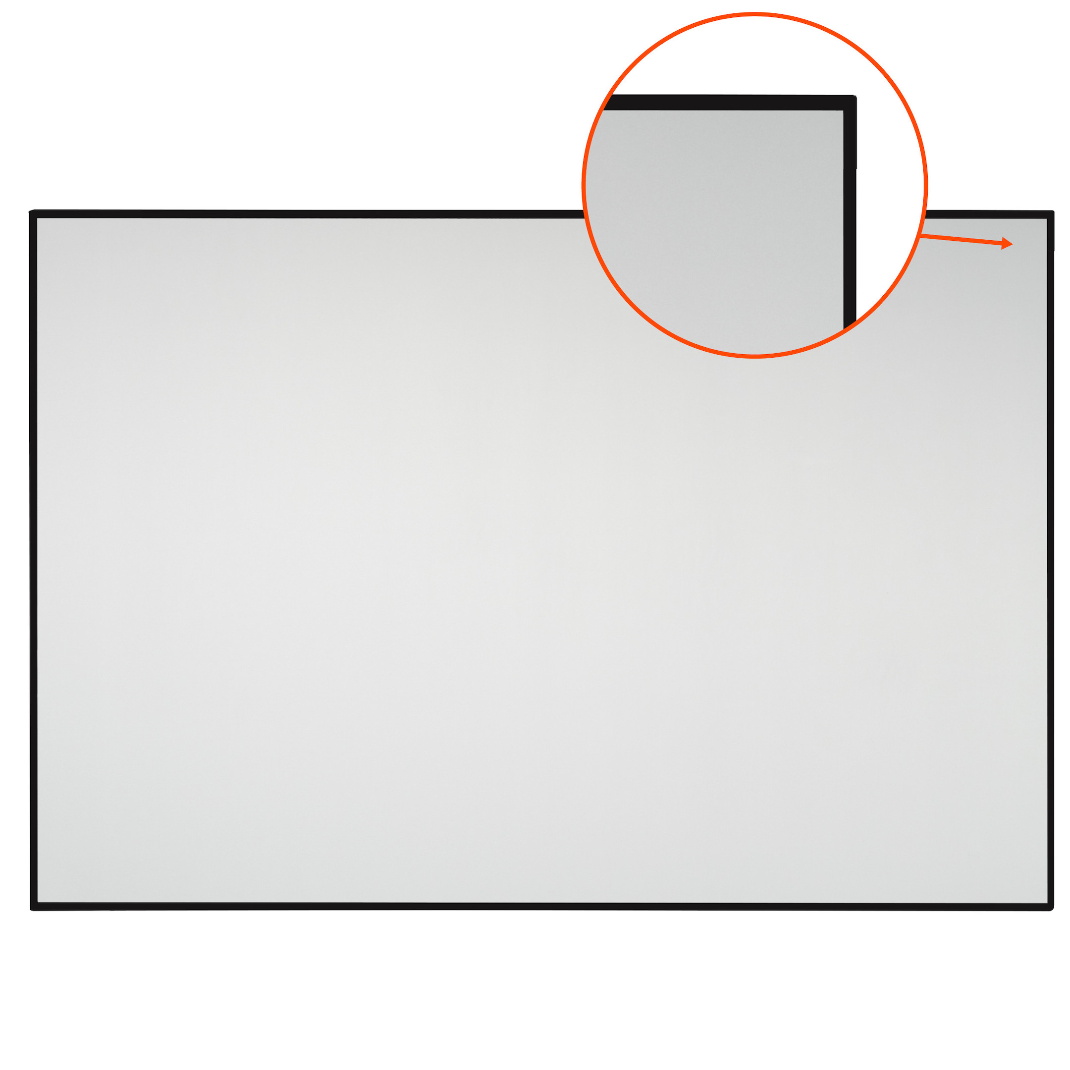 celexon HomeCinema Hochkontrastleinwand Frame 220 x 124 cm, 100" - Dynamic Slate ALR