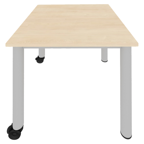Rollprofi Quadrattisch, fahrbarer Schultisch B/H/T: 70x53x70 cm