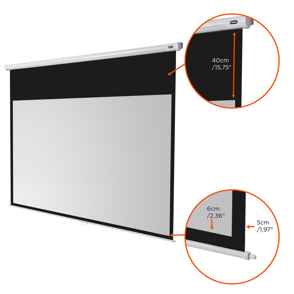 celexon Leinwand Rollo Economy 280 x 158 cm