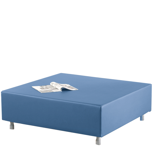 Sitzelement Quadrat groß aus der Sofaserie Wellness-Oase, Bezug Stoff oder Kunstleder B/H/T: 112x40x112 cm, Kunstleder schwer entflammbar