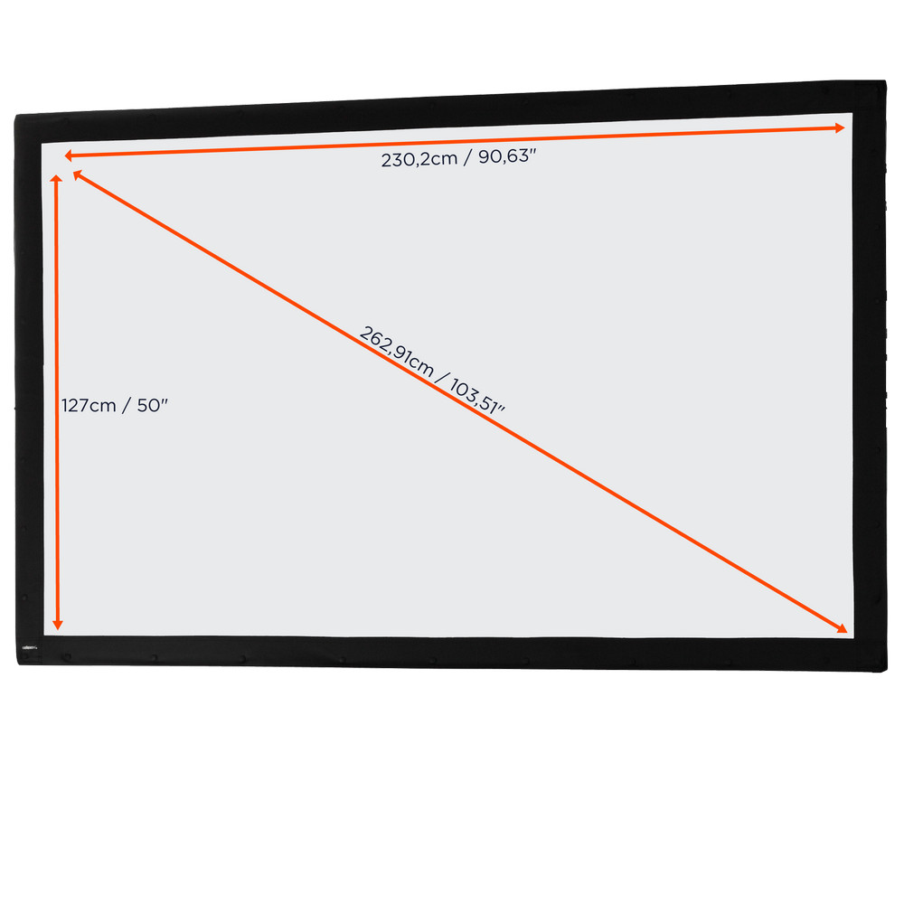 celexon Tuch für Faltrahmen Mobil Expert - 203 x 127 cm