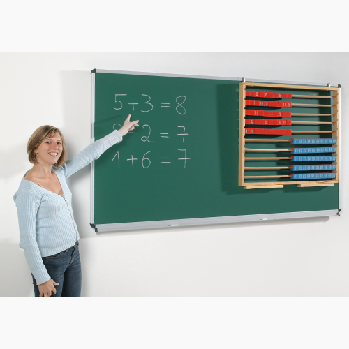 Wandtafel aus Premium Stahlemaille, Serie E Tafelfläche: B/H: 90x60 cm, mit Ablage, schwarz